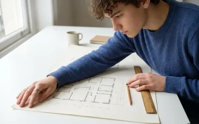 Hoe zet je een schaal van 1:50 om naar centimeters of meters?